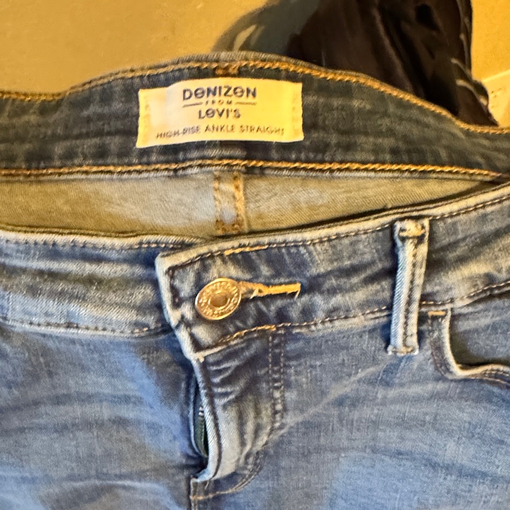Denizen from Levi's Distressed Blue Jeans